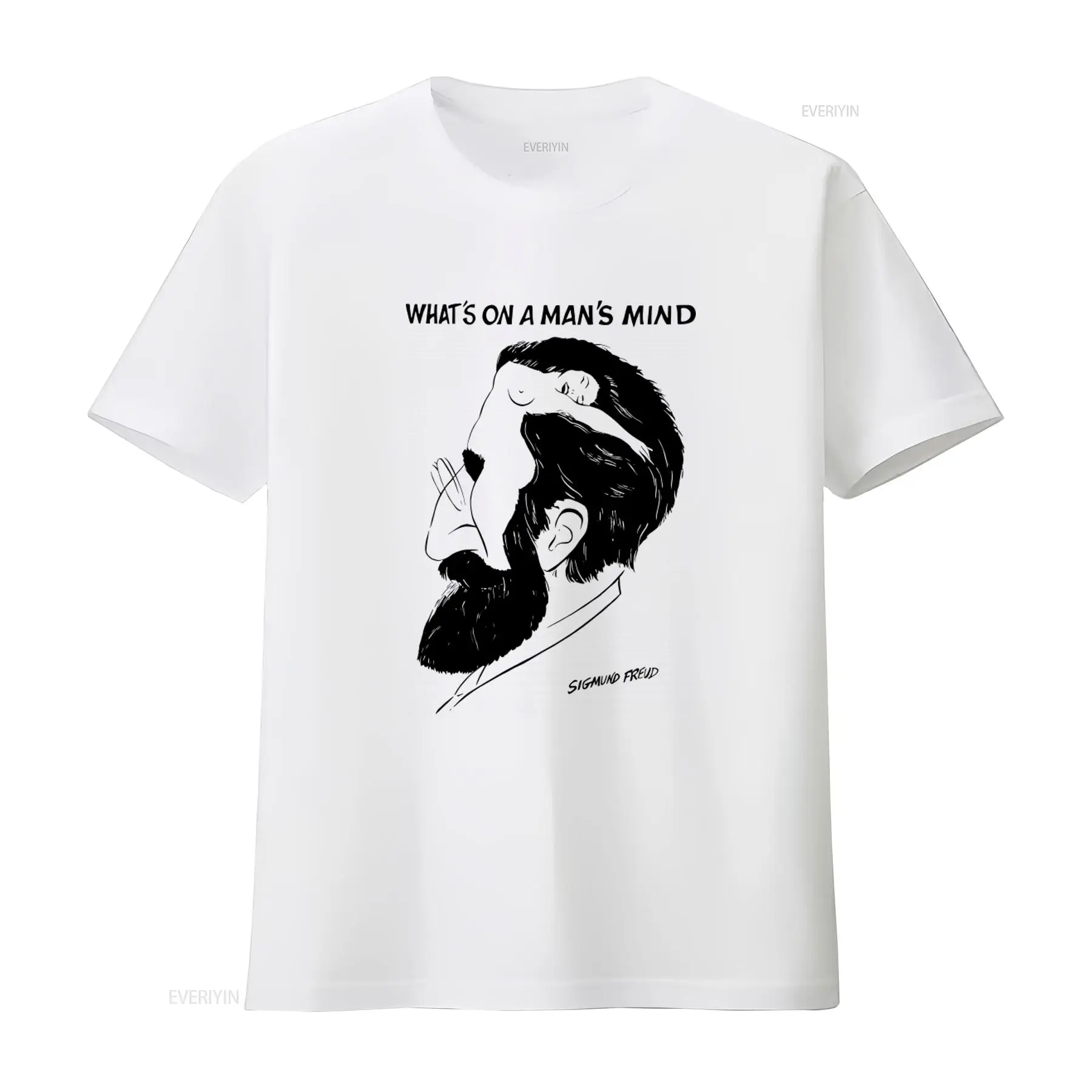 Vintage Fashion Art - Vintage Sigmund Freud Art T-Shirt mit
