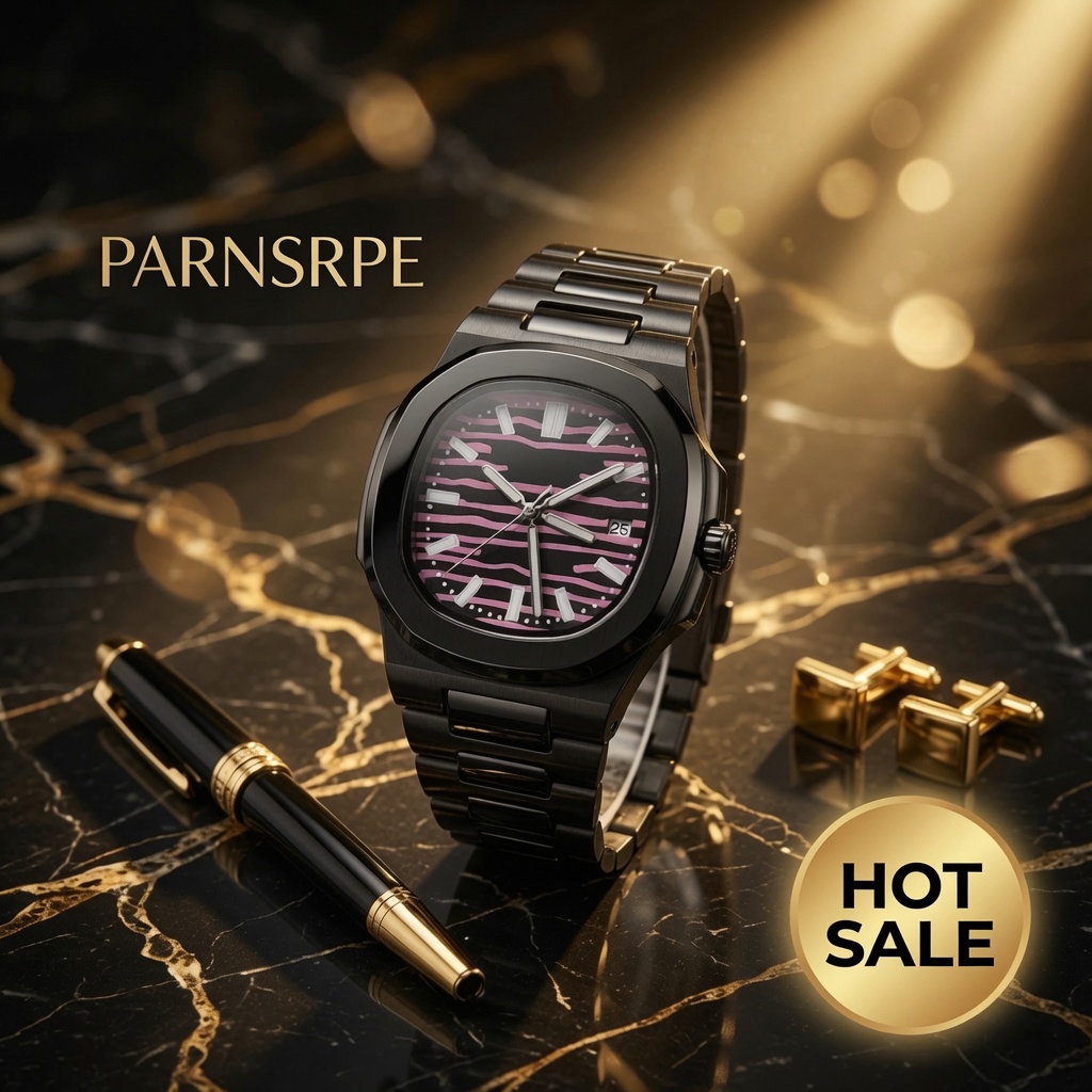 Vintage Fashion Complete - Herren-Armbanduhr aus Saphir-Keramik, extrem verschleißfest, kein