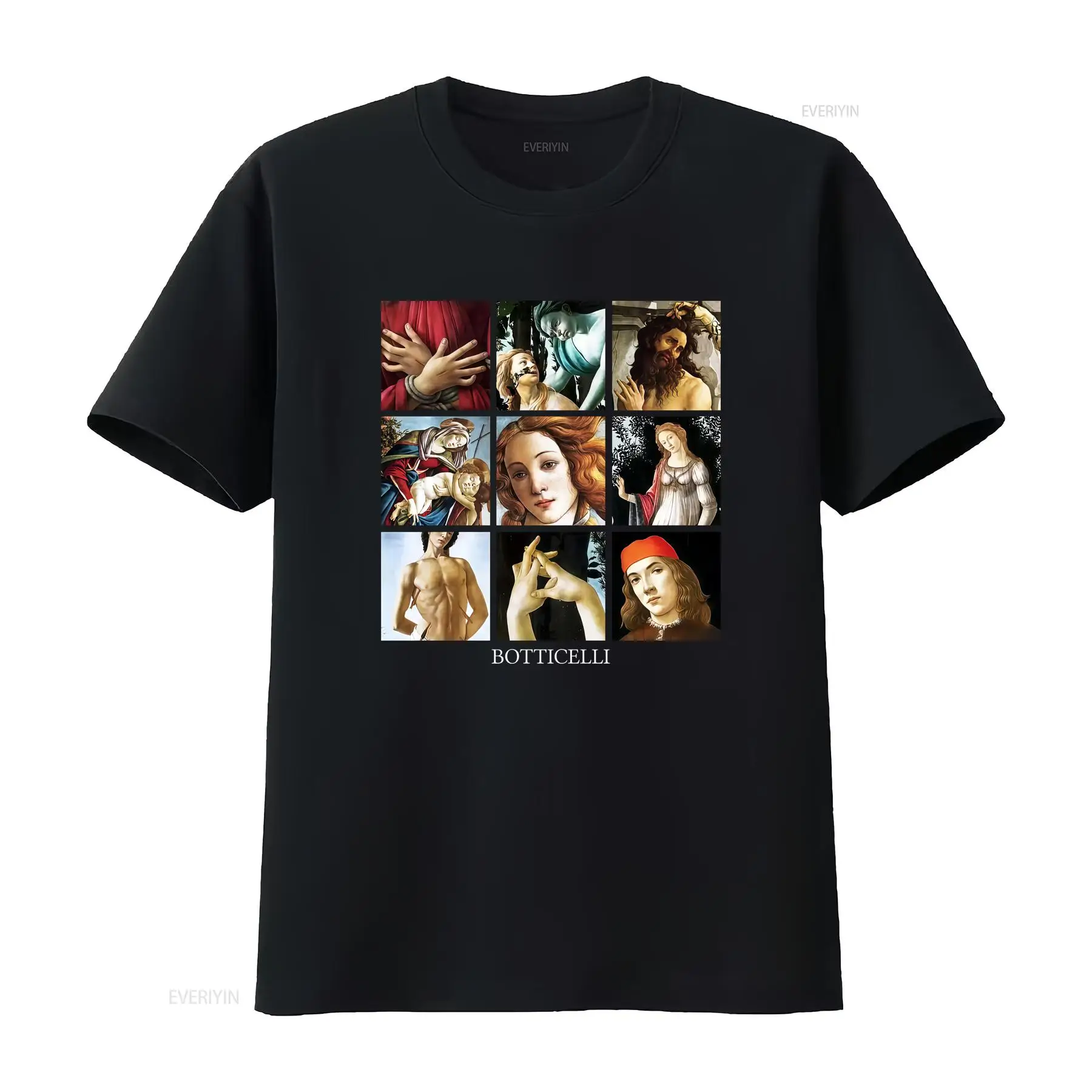 Vintage Fashion History - Botticelli Details T-Shirt Kunstgeschichte Vintage Gewaschen