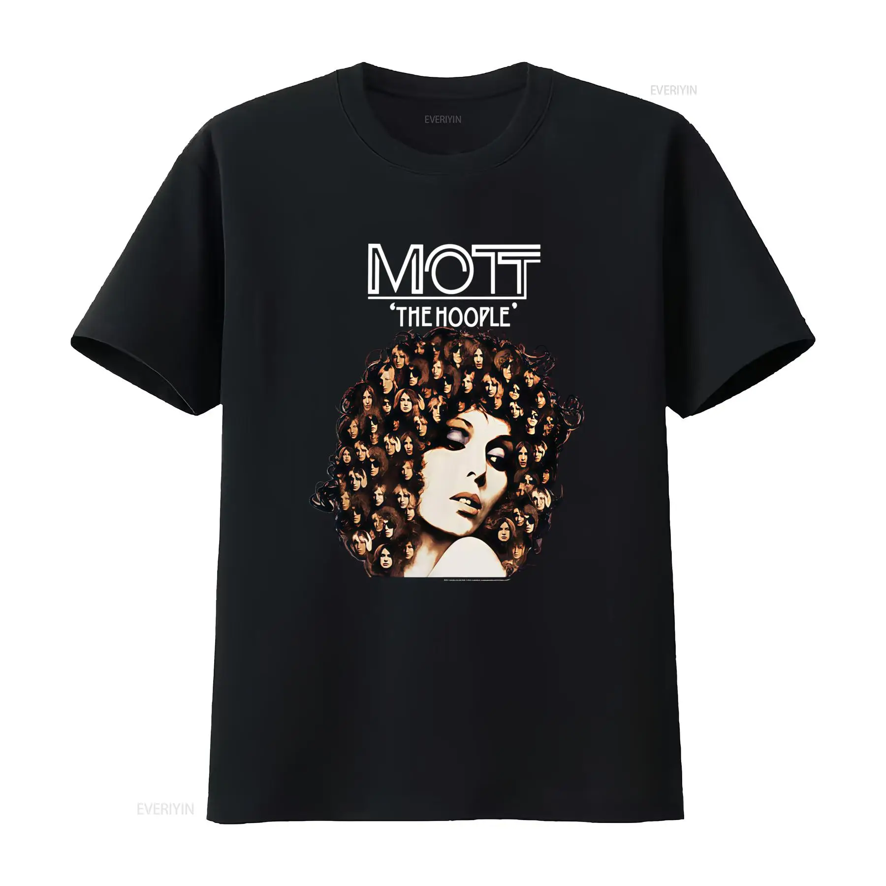 Vintage Fashion Art - Mott The Hoople Herren-T-Shirt, Retro-Album-Artwork, Kari