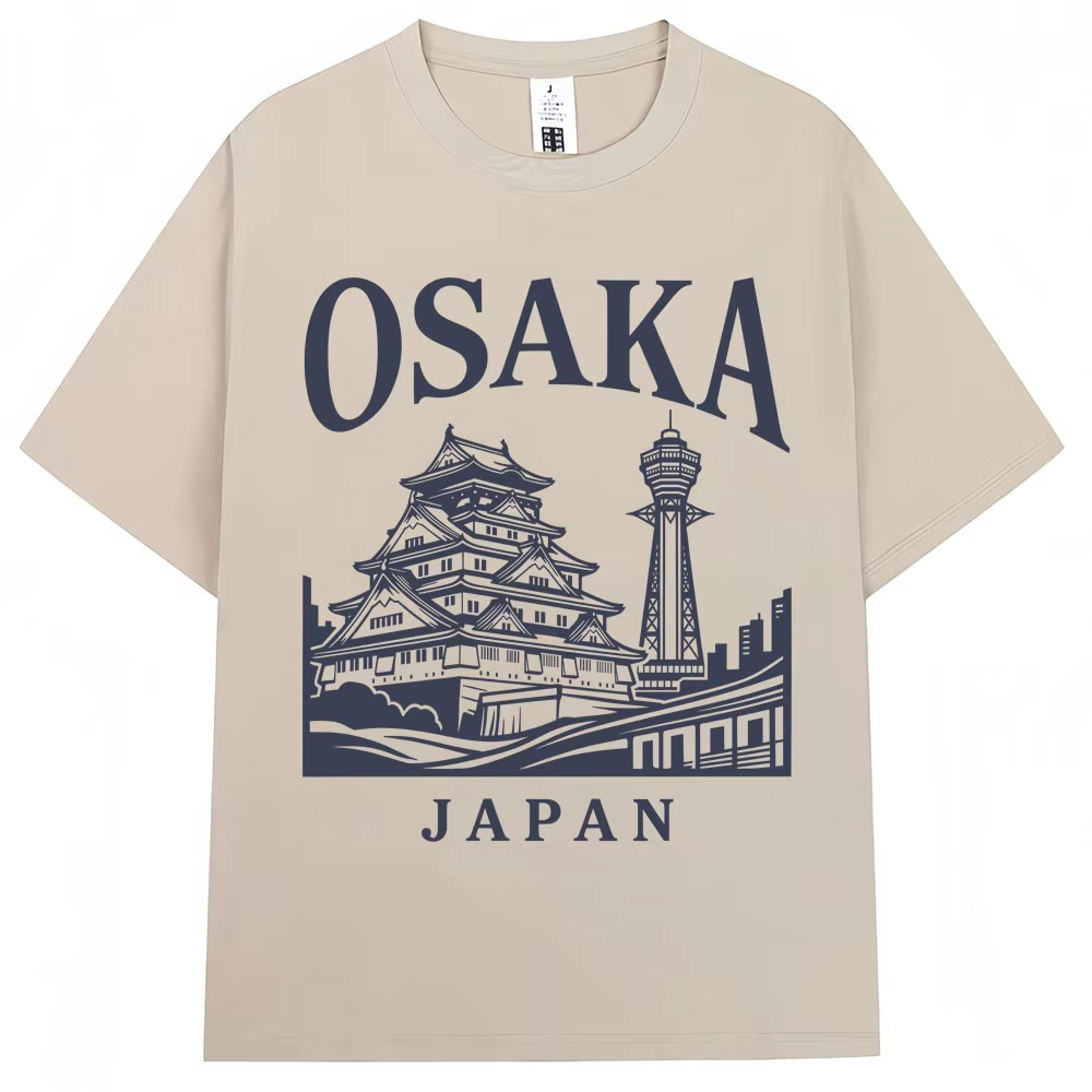 Vintage Fashion Osaka - T-Shirts im japanischen Osaka-Stil, Reise-Souvenir, Herren-