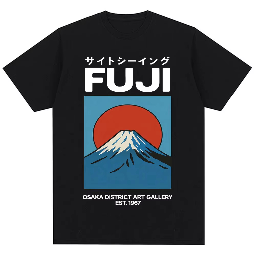 Vintage Fashion Osaka - Japanischer Stil Fuji Osaka T-Shirt für