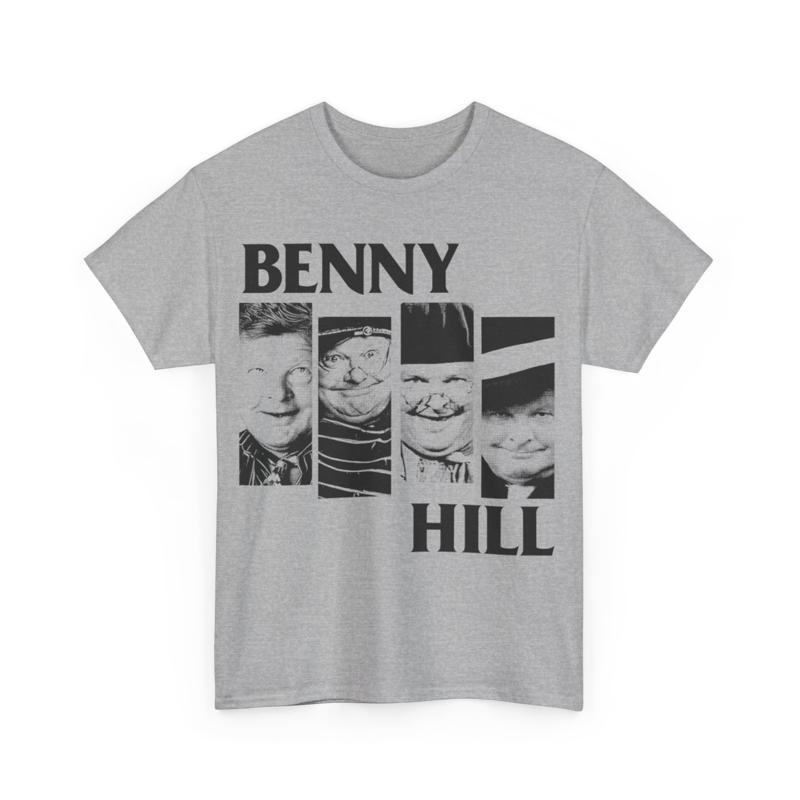 Vintage Flannel Shirt - Benny Hill T-Shirt, lustiges Vintage-TV-Show, britisches