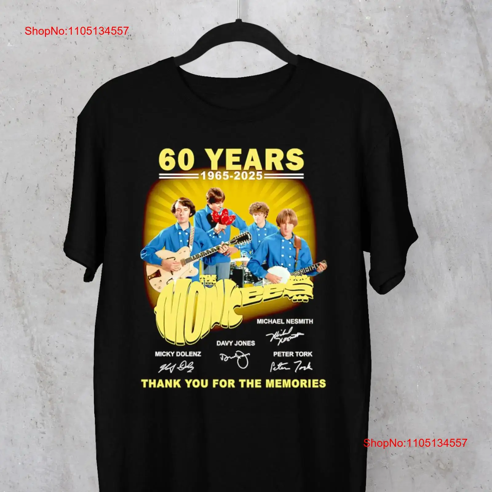 Vintage Flannel Shirt - HEISSES NEUES The Monkees Band 60.