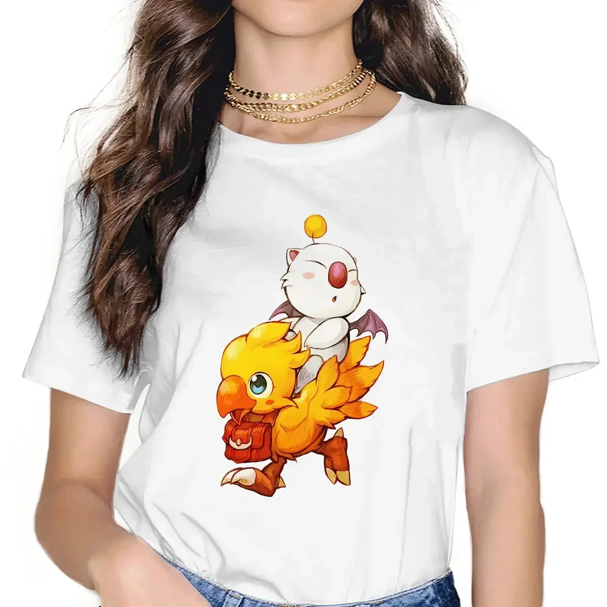 Vintage Fashion Game - Final Fantasy Spiel Chocobo T-shirt Grafik