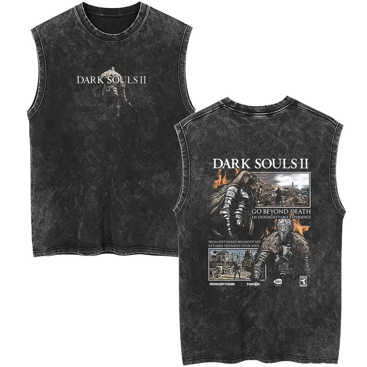 Gewaschene Vintage Dark Souls  – Vintage Fashion Game Bewertung und Preis