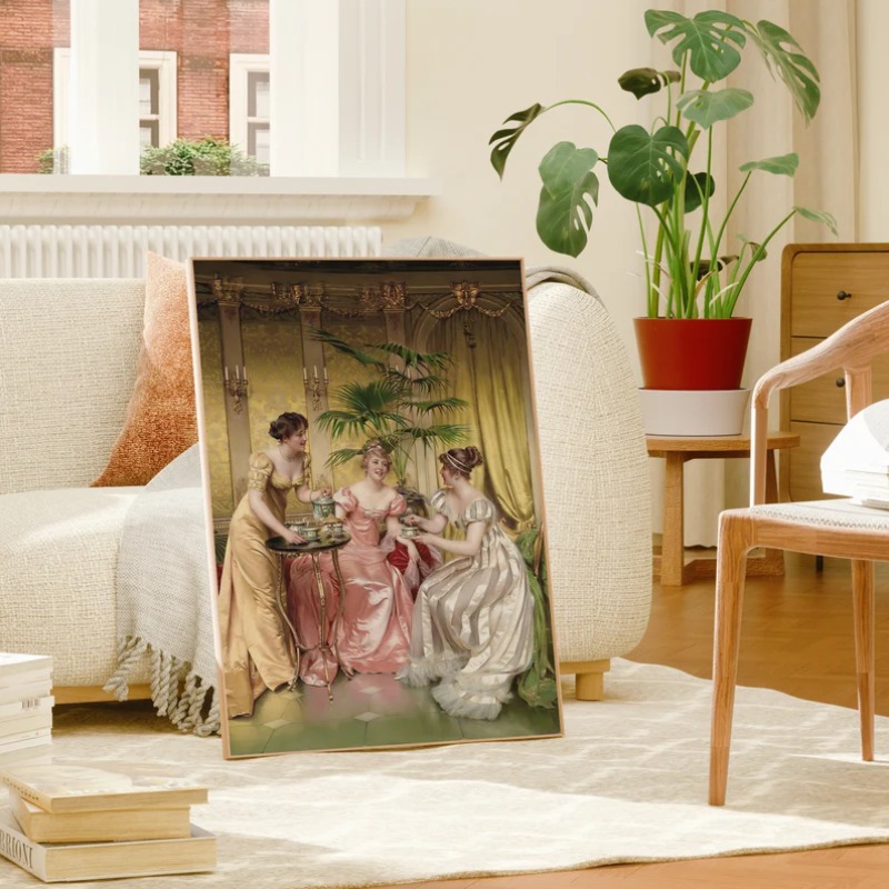 Die Renaissance Frauen Porträt – Vintage Vogue Fashion Poster Bewertung und Preis