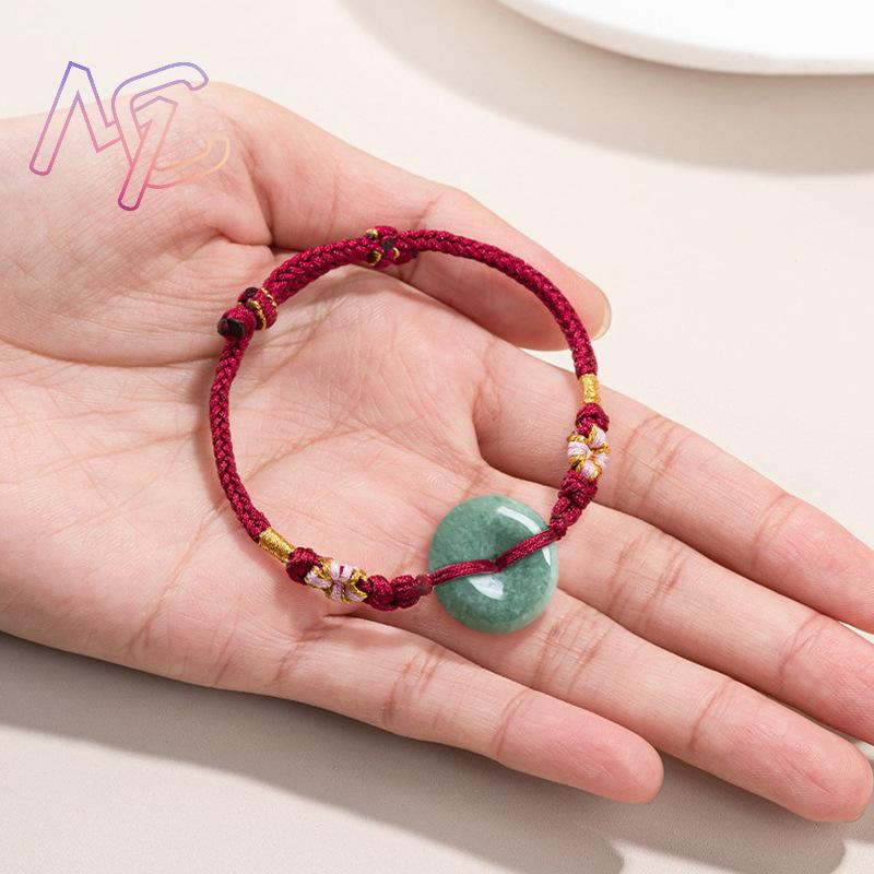 Grünes Myanmar Jadeit Donut Ar – Vintage Fashion Blog Bewertung und Preis