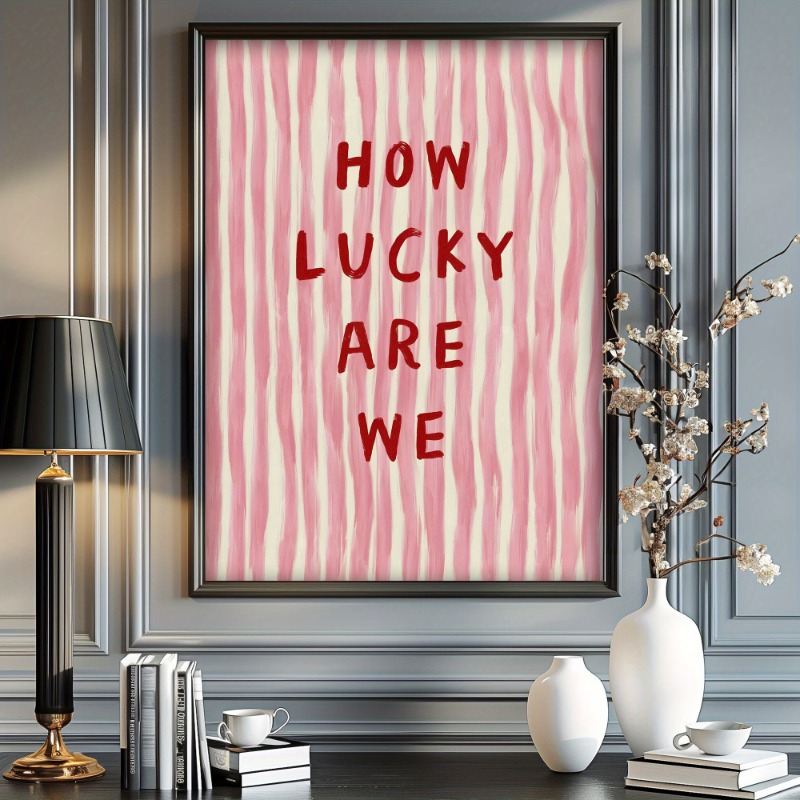 Leinwand-Poster „How Lucky We  – Vintage Fashion Art Bewertung und Preis
